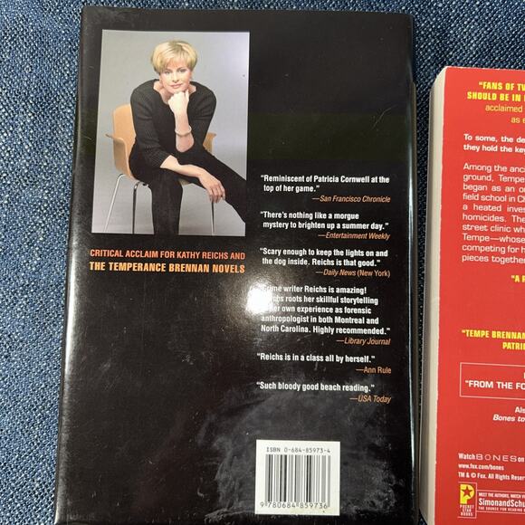 Kathy Reichs Lot of 7 Temperance Tempe Brennan Books Bones Mystery PB And HC - Picture 7 of 15